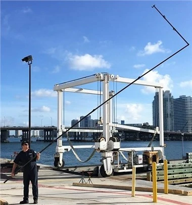Poteau D'inspection Télescopique En Fiber De Carbone WiFi スーマリン